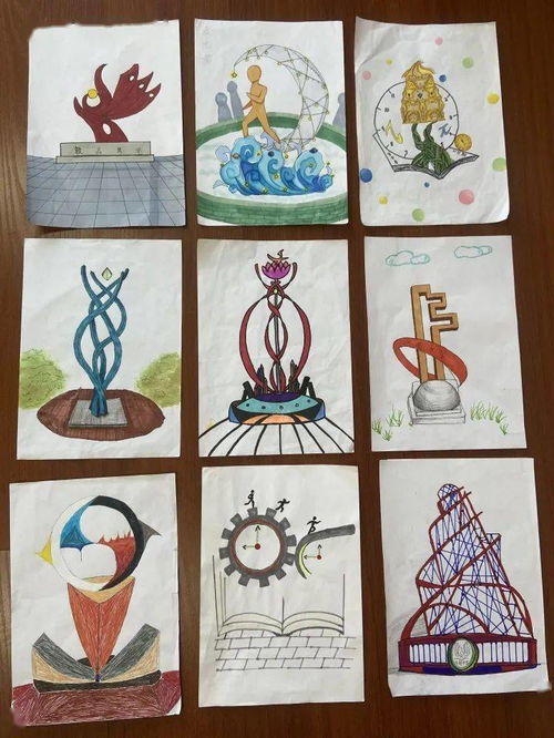 創(chuàng)意飛揚(yáng)，藝術(shù)筑夢(mèng) 濟(jì)南中學(xué)唐冶校區(qū)高一年級(jí)舉辦“我為濟(jì)中設(shè)計(jì)的雕塑”美術(shù)設(shè)計(jì)繪畫(huà)展評(píng)活動(dòng)