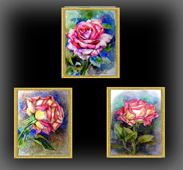 典雅綻放 歐美風(fēng)玫瑰無(wú)框油畫(huà)裝飾畫(huà)設(shè)計(jì)素材與應(yīng)用指南